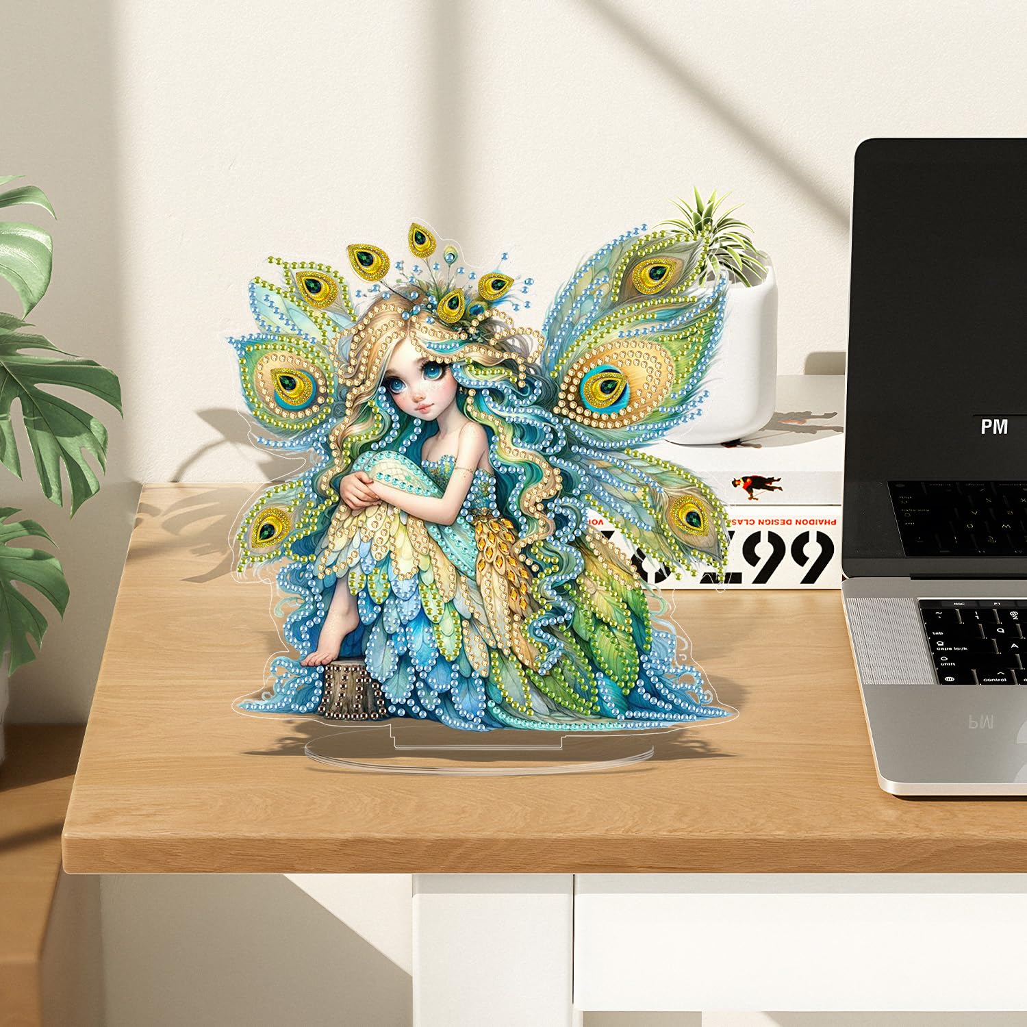 Lxmsja Diamond Art Peacock Desktop Ornaments - Image 3