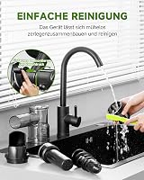 AMZCHEF Prémium Gyümölcs- és Zöldségprés 150W - Csendes Motoros Lassú Gyümölcsfacsaró Visszaforgató Funkcióval, Ezüst 8
