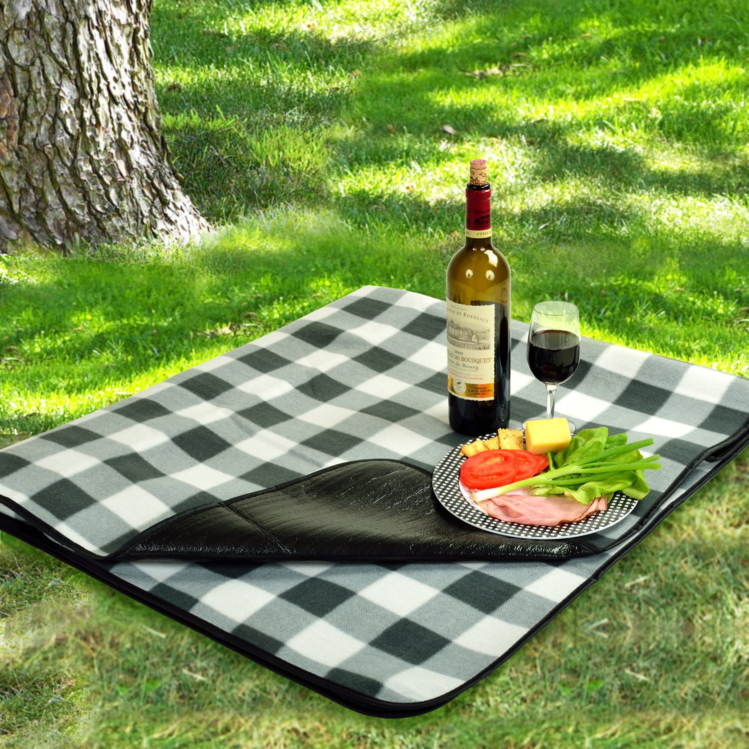 Nappe de pique-nique à carreaux