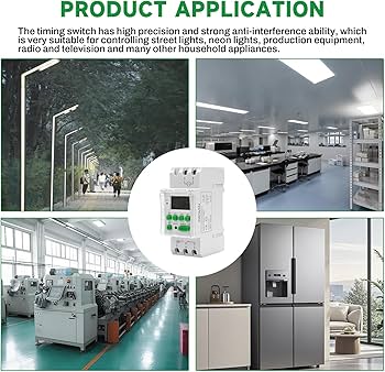 DEWIN Elektronische lcd-relaistimer, DIN-rail digitale tijdschakelaar DEWIN Elektronische lcd-relaistimer, DIN-rail digitale tijdschakelaar