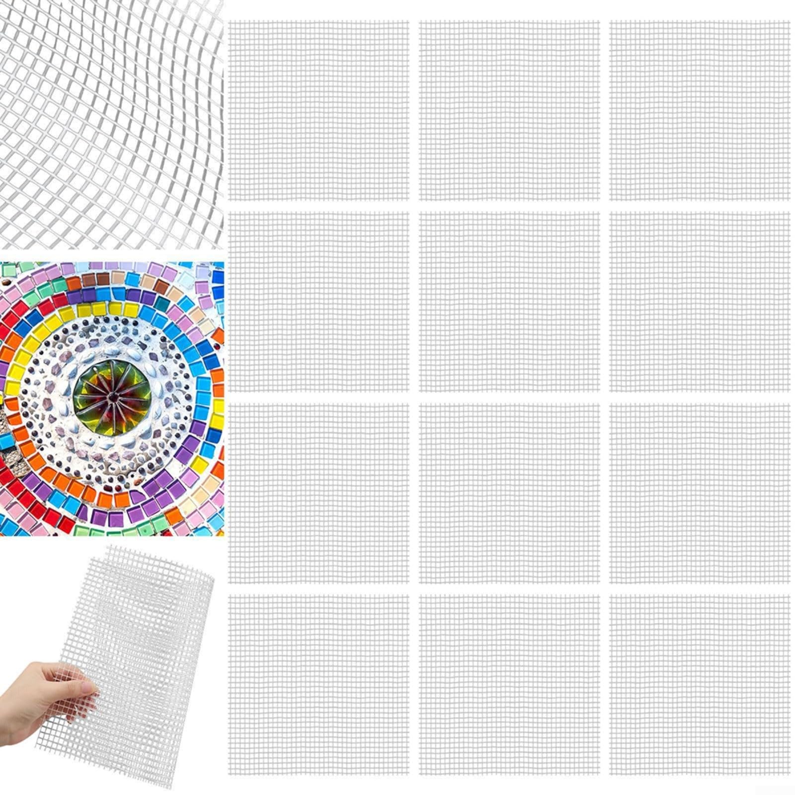 Mailles de mosaïque en fibre de verre 30x30 cm pour ciment et plâtre (Lot de 24)