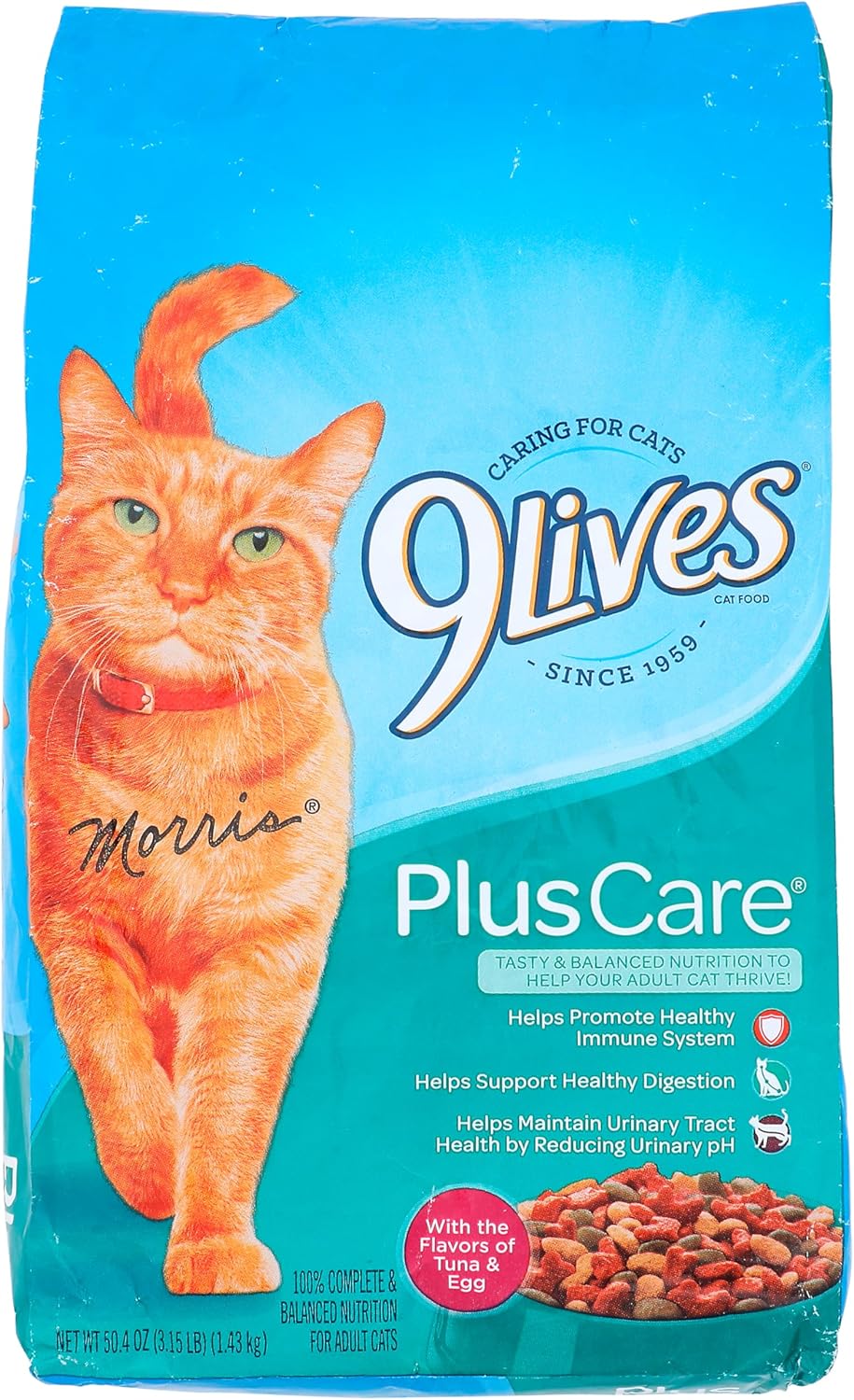 9Lives Plus Care - Tuna & Egg - 3.5 Lb