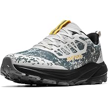 Mens Wide Slip on Trail Running Shoes with Cushioned Arch Support Water Resistant Walking Sneakers