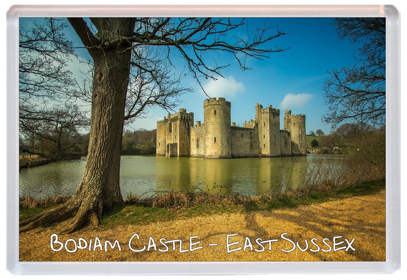 Baked Bean Store Bodiam Castle - Jumbo Fridge Magnet