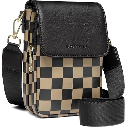 BOSTANTEN Small Crossbody Bags for Women Cell Phone Purse Leather