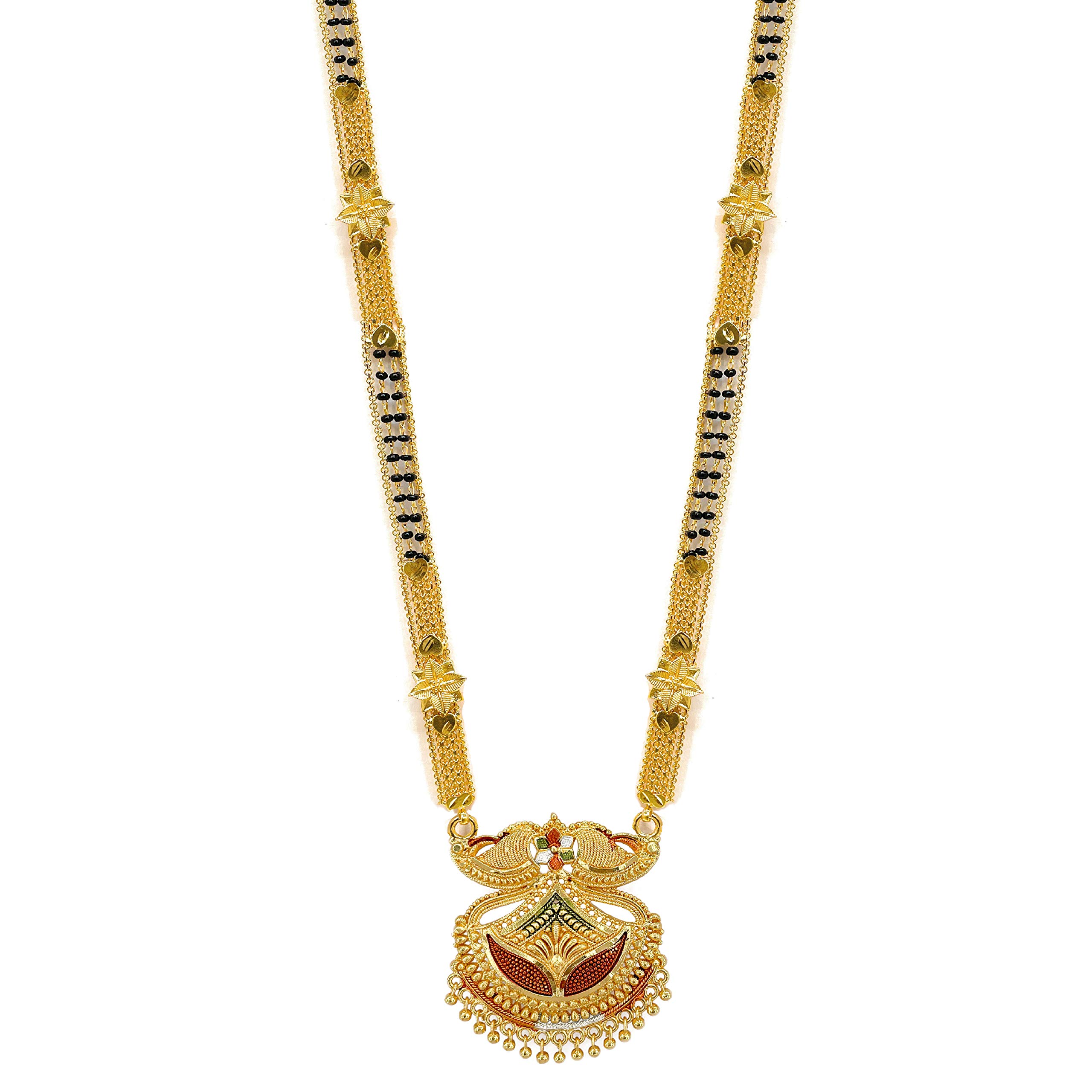 See full amazon price history chart for Brado Jewellery Traditional Necklace Pendant Gold Palted Glorious Hand Meena 30 inch Long Mangalsutra/Tanmaniya/nallapusalu/Black Beads Mangalsutr For Women Gold long chain Brado Jewellery Traditional Necklace Pendant Gold Palted Glorious Hand Meena 30 inch Long Mangalsutra/Tanmaniya/nallapusalu/Black Beads Mangalsutr For Women Gold long chain (B08XY14J72) Amazon Price History, Amazon Price Tracker