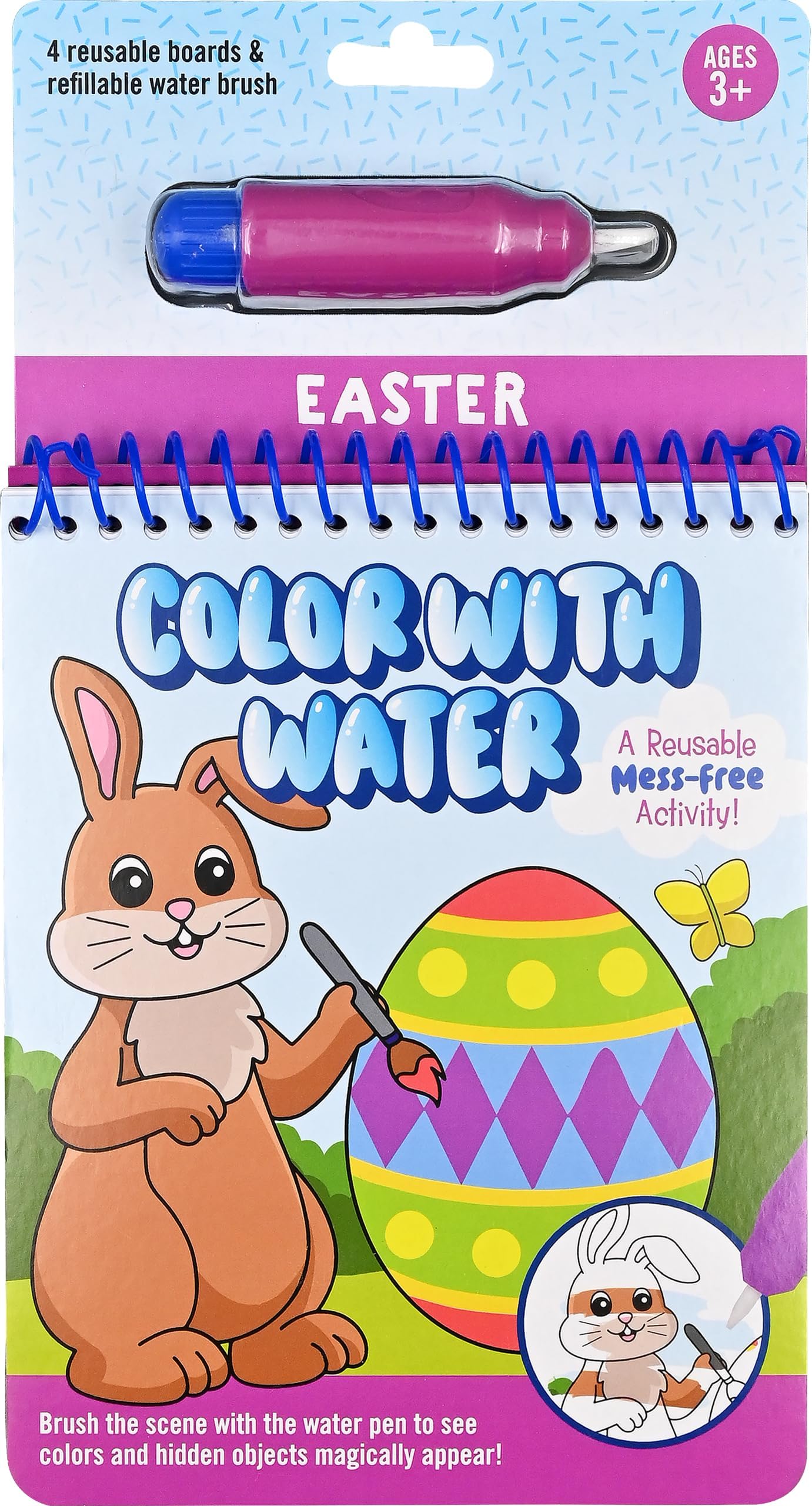Color With Water - Easter (includes mess free water pen)