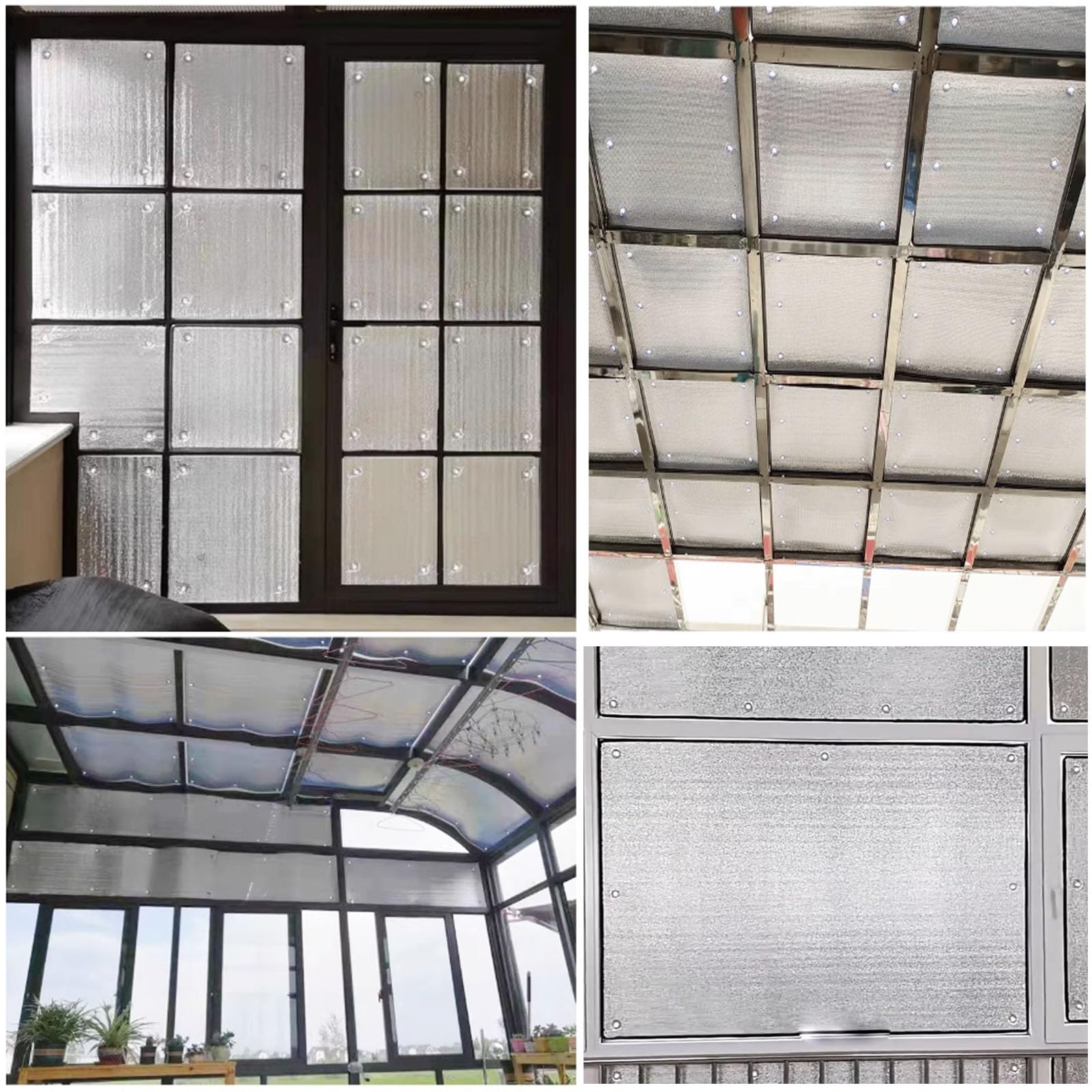 Película de Ventana Aislamiento térmico Papel Aluminio | Múltiples tamaños for la oficina en casa: película aislante térmica(75x200cm/30x79in)