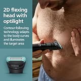 Philips Body Groomer 7000 Series - Trimmer for Men with 2D Flexing Head, Triple Protect Shave System, Interchangeable Heads, Intimate Trim & Shave, 100% Showerproof, 120 min. Runtime, Model BG7480/15 - 5