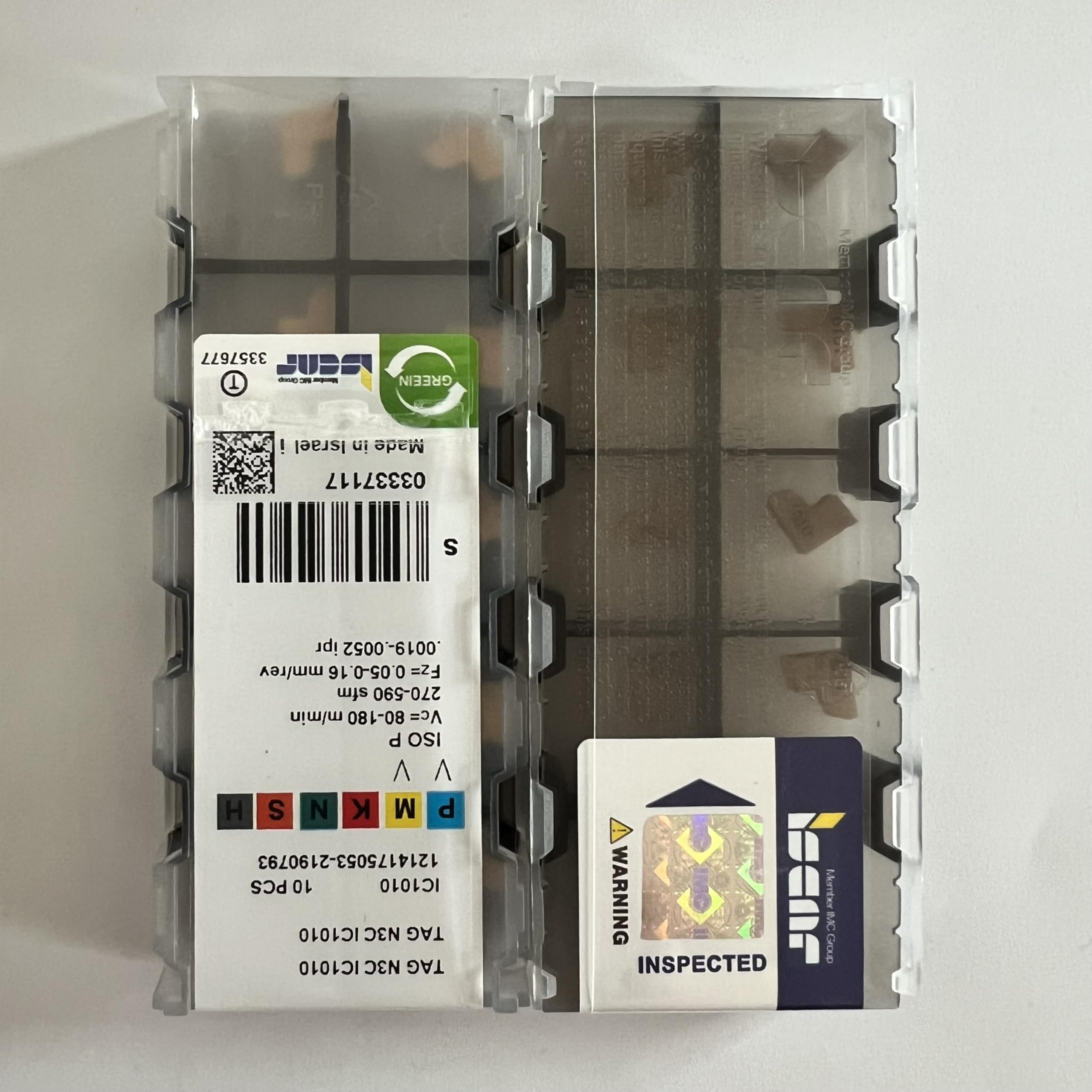 TAG N3C IC1010 Carbide CNC Blade 10 Pieces