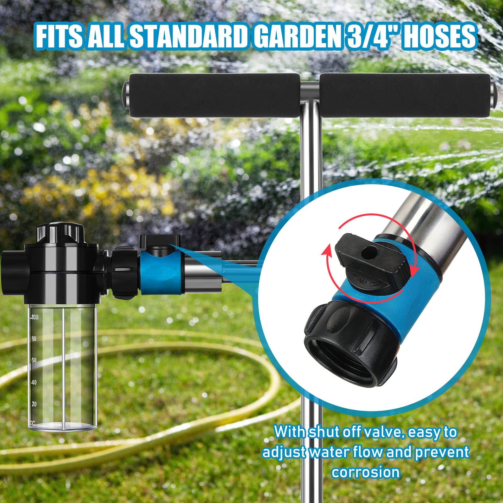 Irrigation System Garden Tree Waterer, Root Feeder - Stainless Steel Deep  Root Feeder For Deep Root Watering Spike, image size:1600x1600