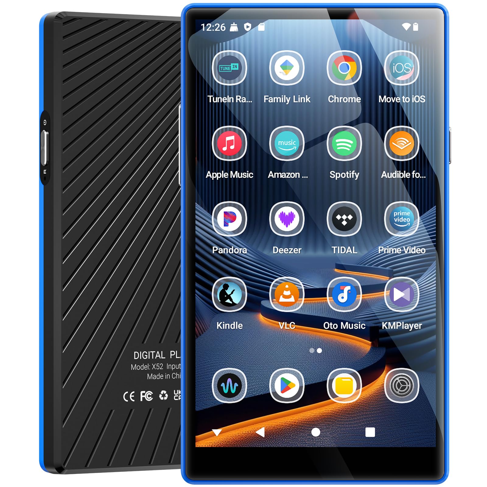 MECHEN 160GB MP3プレーヤー 4インチ エリアフリー Amazon.com: MECHEN 160GB WiFi MP3 Player with Bluetooth, Android