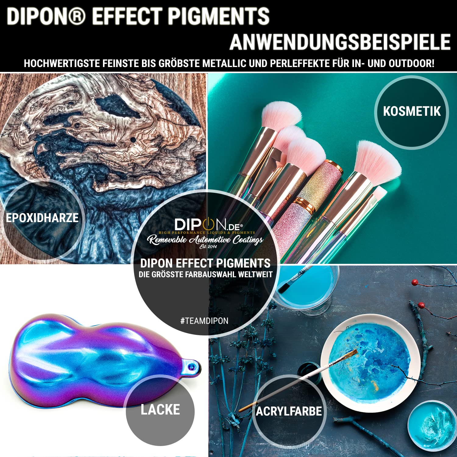 KandyDip Effektpigment French Wine RED – 5 G Perlglanz-Pulver Für Lack, Harz, Seife