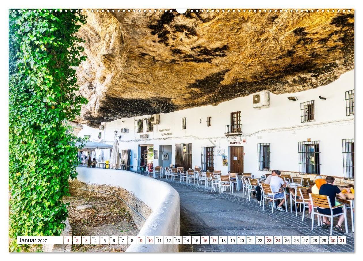 Sonniges Andalusien (hochwertiger Premium Wandkalender 2027 DIN A2 quer), Kunstdruck in Hochglanz: Andalusien besitzt eine lange und interessante ... und beeindruckende Natur. (CALVENDO Orte)