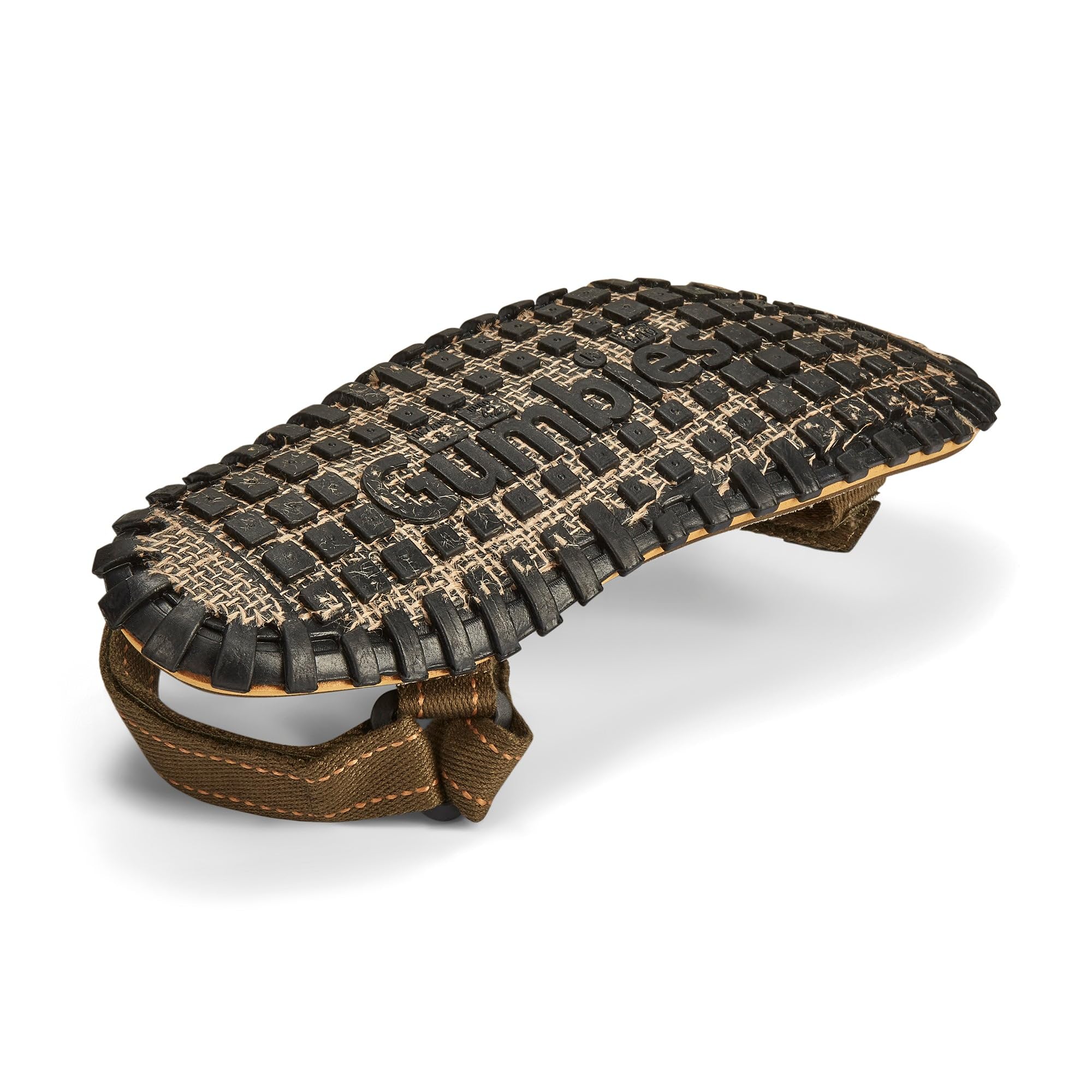 Gumbies Tracker - Trekkingsandalen mit stabiler Sohle aus recycelten Autoreifen, ergonomisches Fußbett aus Canvas-Baumwolle, verstellbare Riemen
