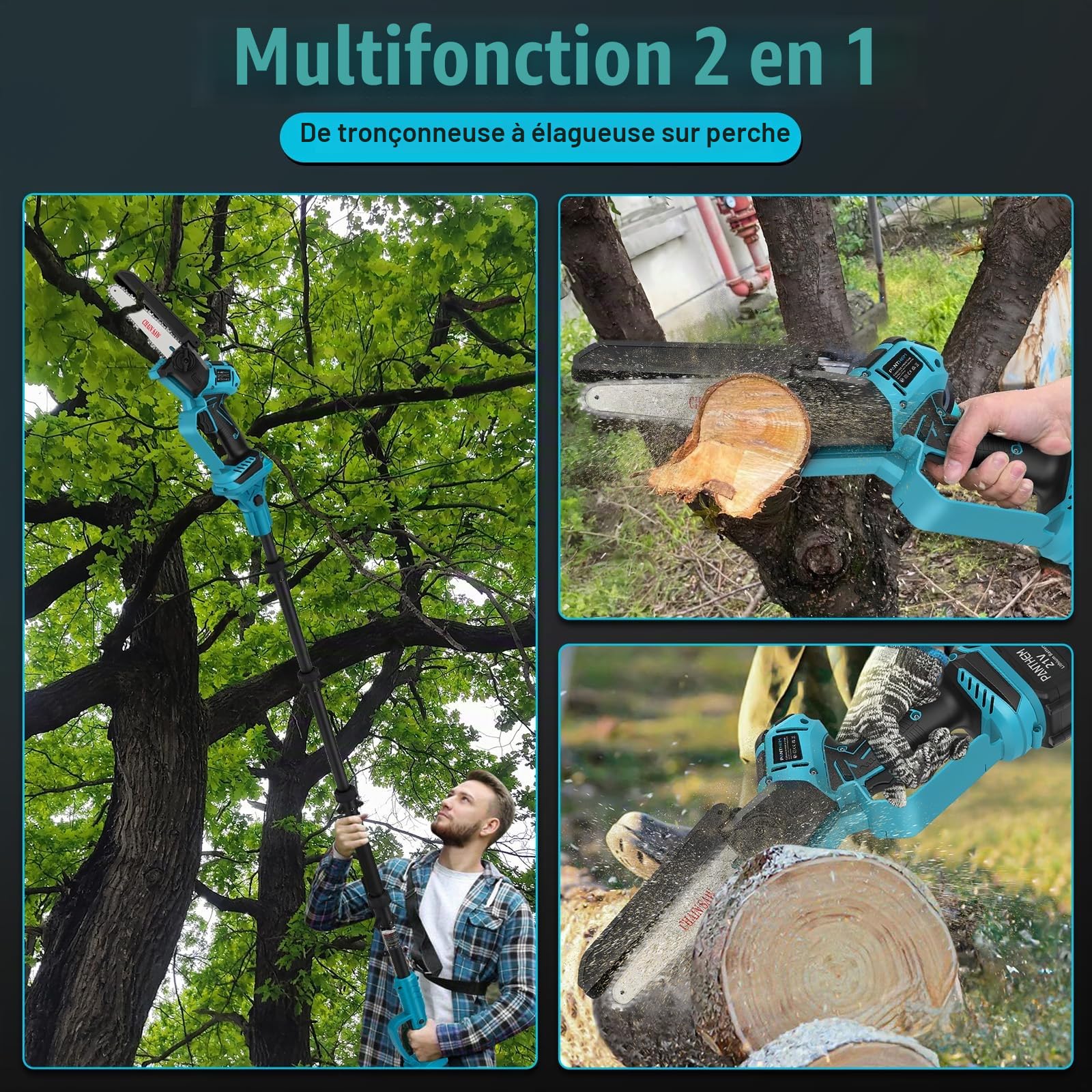 Mini tronçonneuse 6 Pouces électrique sans fil compatible avec Makita 18V