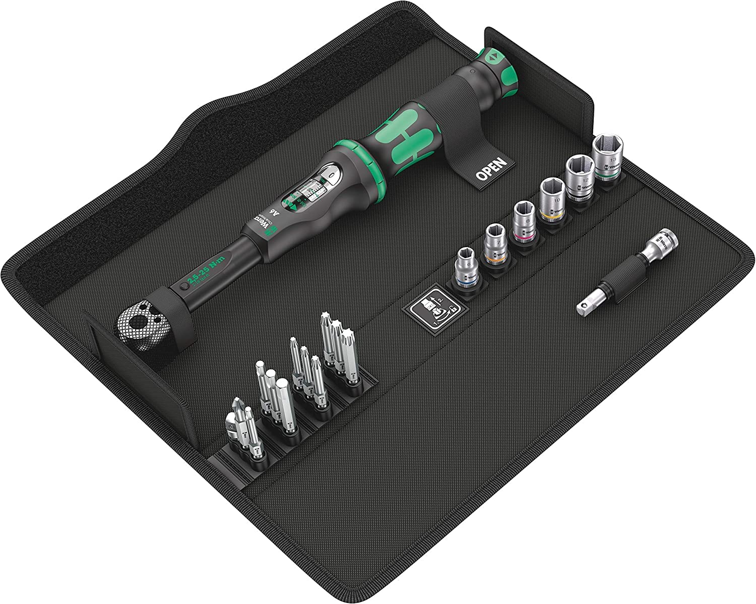 Wera 05130110001 | Click-Torque A6 Wrench Set, 1, 19 Pieces