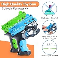 Vista 4 de Accesorios Wishery para suministros de fiesta Nerf, favores - 16 conjuntos. Paquete al por mayor para cumpleaños de Nerf, Guerra de 2 equipos