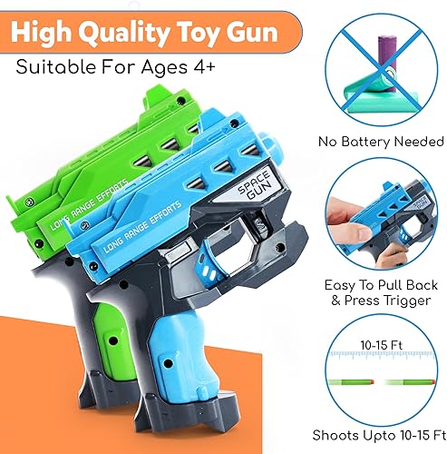 Miniatura 4 de Wishery Accesorios para suministros de fiesta Nerf, recuerdos de fiesta Nerf - 12 juegos. Cumpleaños para niños, paquete a granel de guerra. Mini