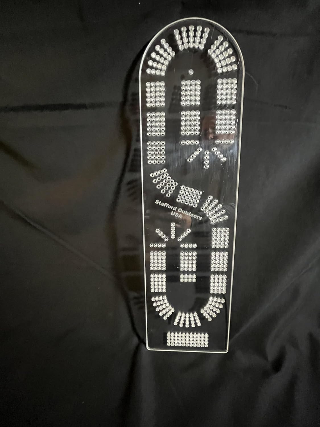 Spiral Cribbage Board Template