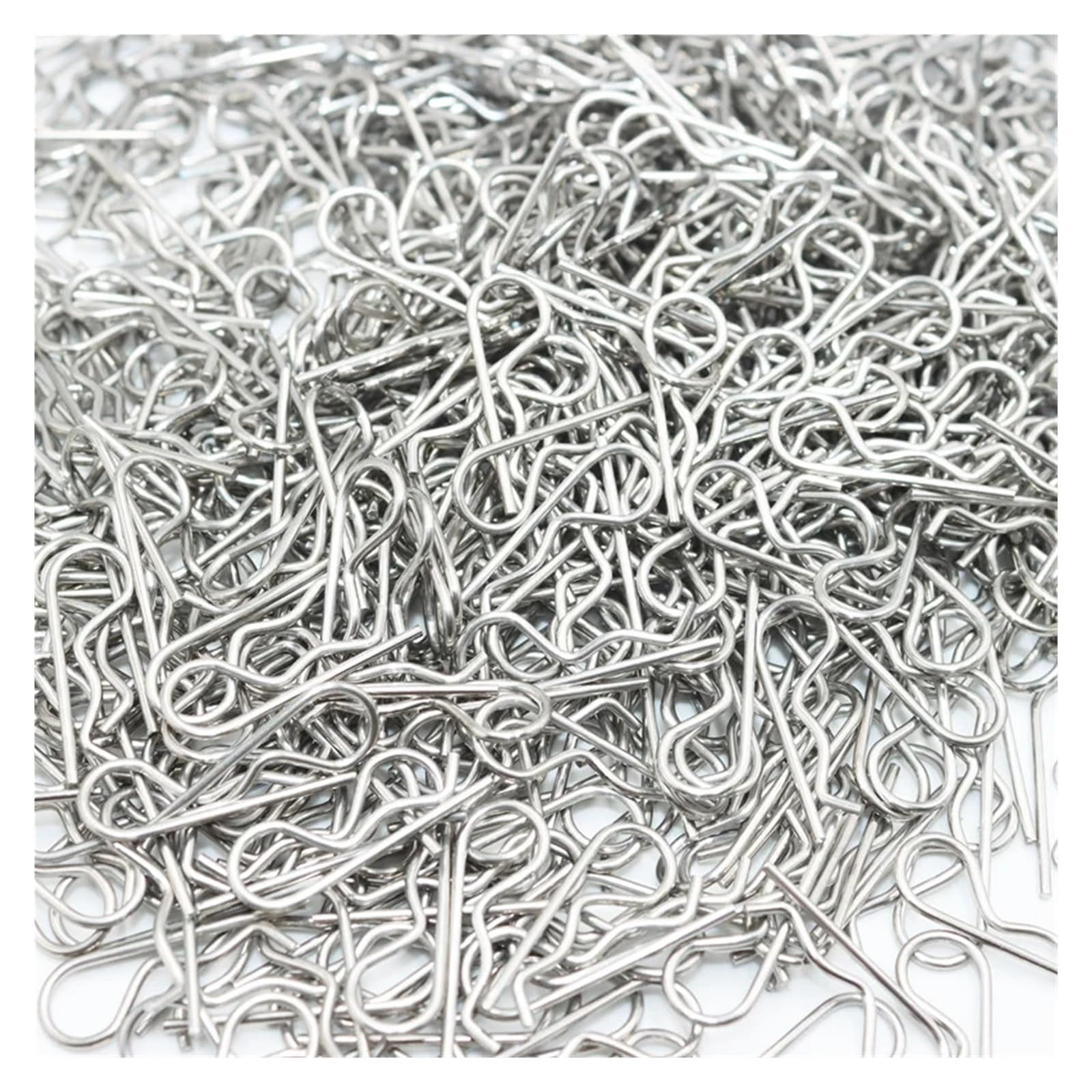 80 Pz 304 In Acciaio Inox Perno Di Metallo Spille Tipo B M1-M5 Coppiglia Onda Anello Sicurezza Carta Tornante Meccanico Bullone R Per Automotive(M3x65mm)