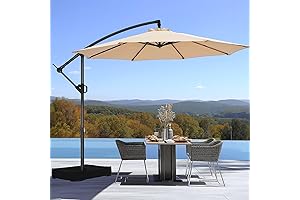 10ft Sky3257 Offset Patio Umbrella – Ultimate Outdoor Oasis