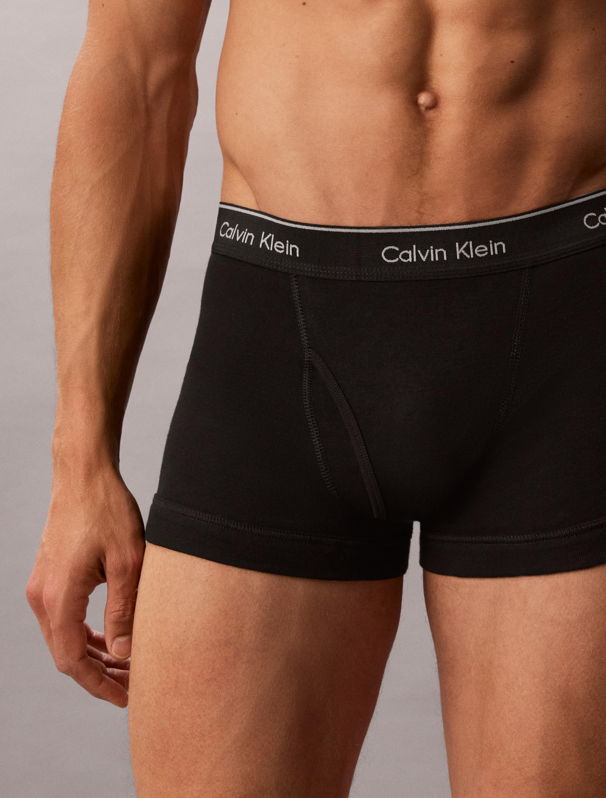 Calvin Klein Bokserki męskie (3 sztuki), Czarny (5 sztuk), M
