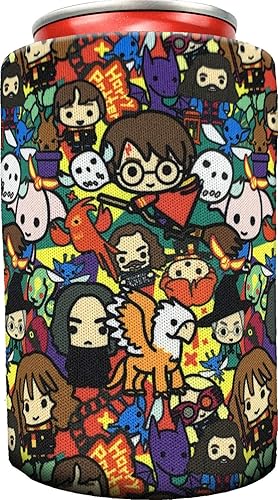 Spoontiques Harry Potter - Enfriador de latas, funda aislada para latas y botellas de tamaño estándar, talla única, personajes de Hogwarts