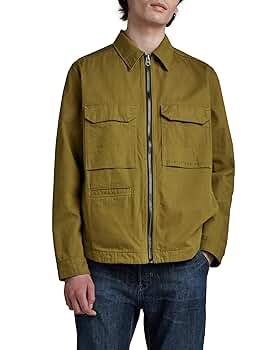 G-STAR Field Zip Utility Overshirt, Tobacco, X-Small at