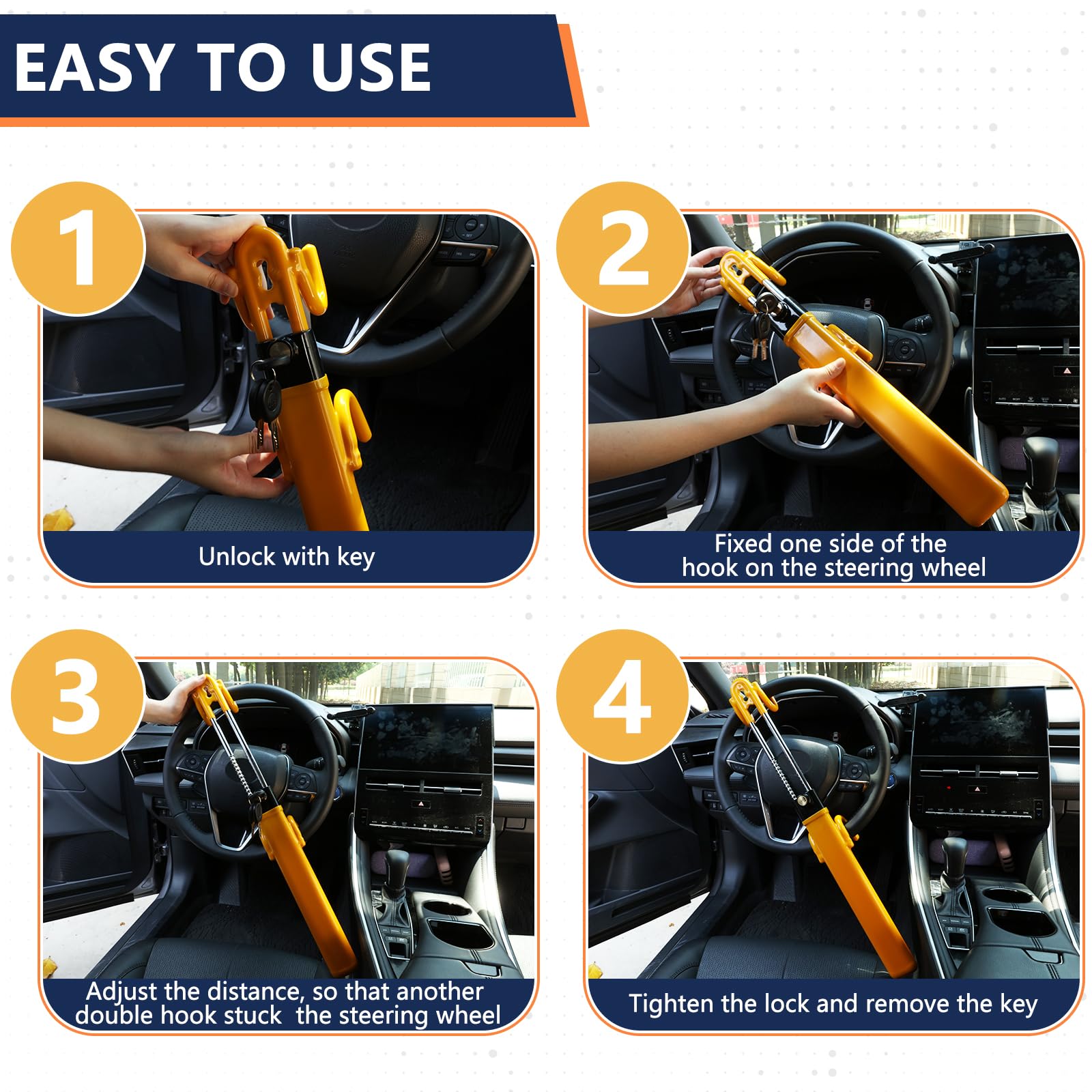 Kaycentop Steering Wheel Lock