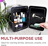 Vista 4 de Frigidaire EFMIS188-SS Refrigerador portátil de 10 litros, para 15 latas, de acero inoxidable cepillado, resistente