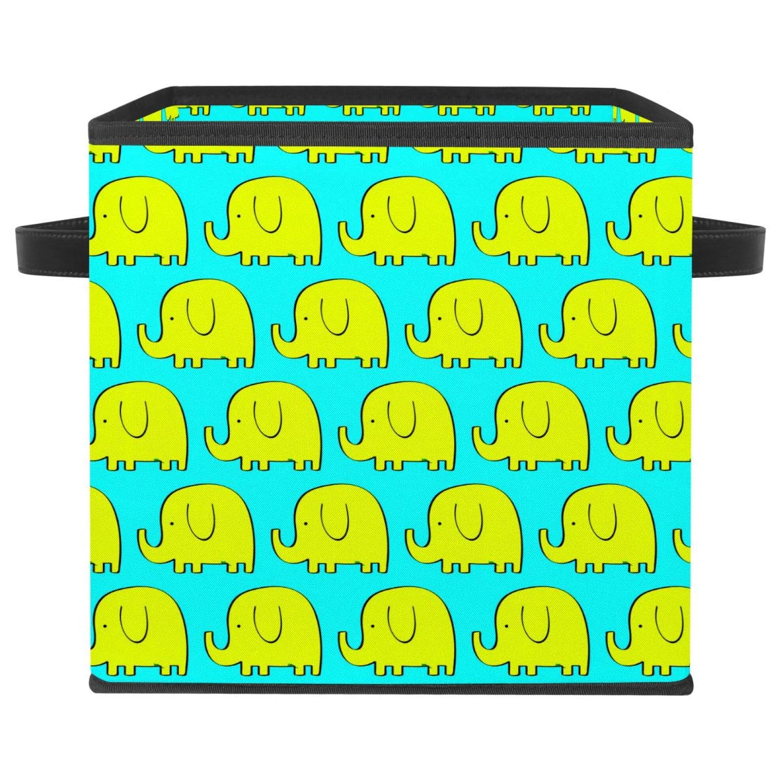 Panier de rangement en tissu avec poignées pour résoudre le désordre des jouets
