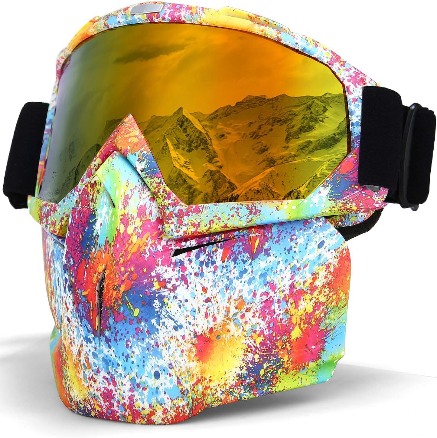 Ski Snowboard Snowmobile Goggles Mask