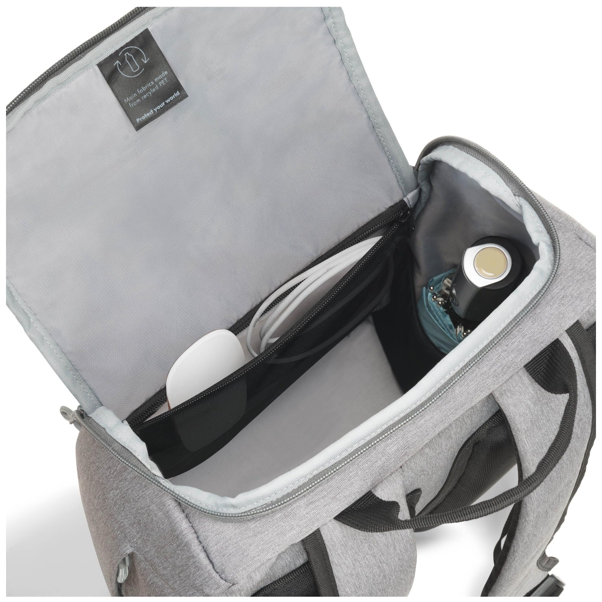 DICOTA MOCHILA MOTION PARA PORTÁTIL HASTA 15.6 GRIS D31876-RPET
