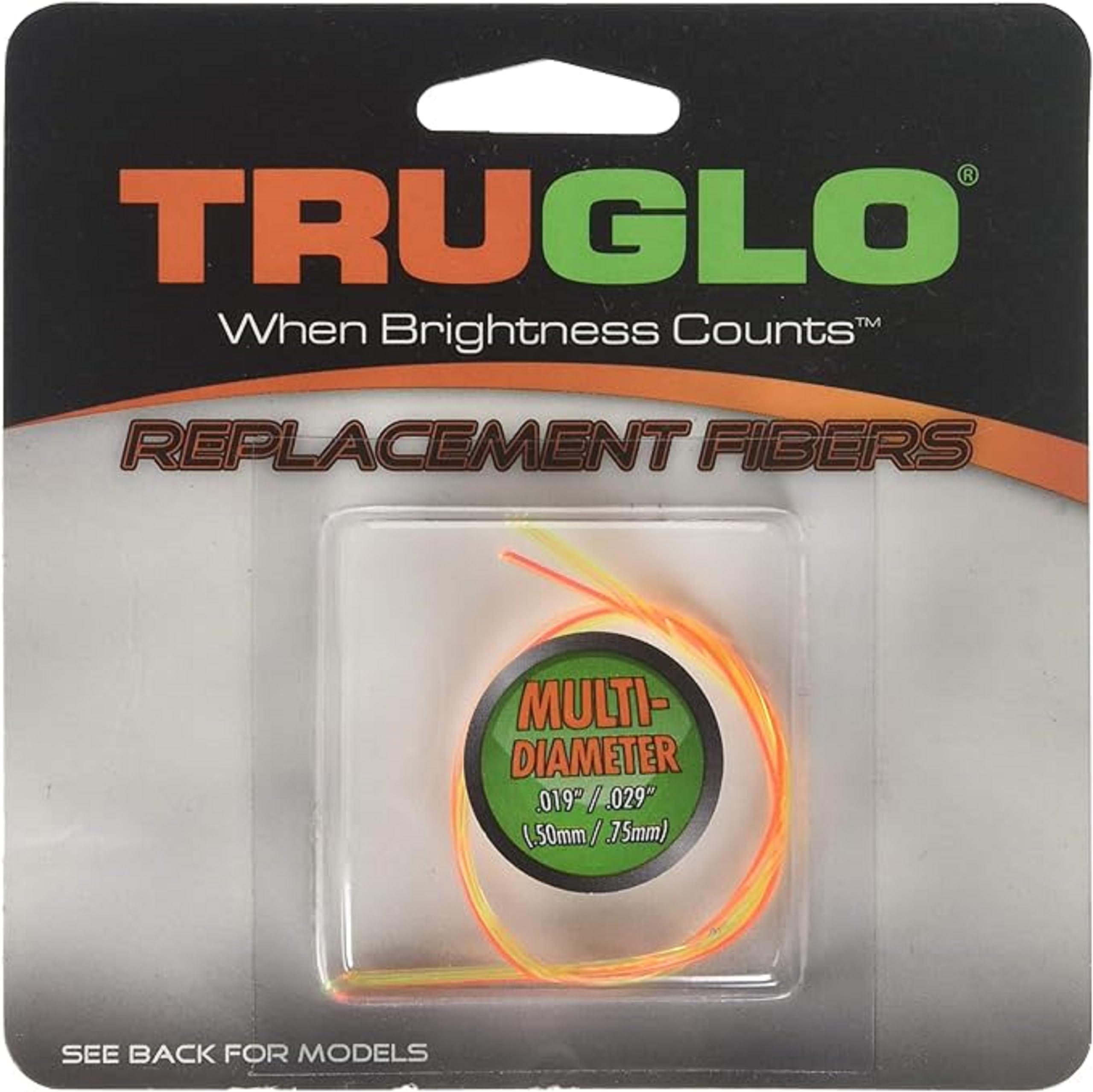 TrugloHigh-Visibility Replacement Fiber Optics for Firearm and Archery Sights - Available in a Variety of Vibrant Colors and Sizes