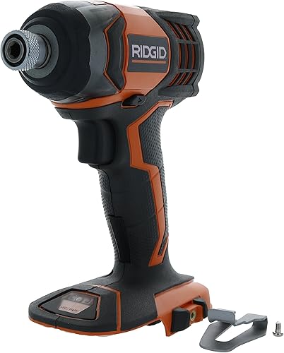 Ridgid R86034 X4 18V iones de litio 1750 libras Torque 14 pulgada vástago hexagonal destornillador de impacto (batería no incluida, solo herramienta