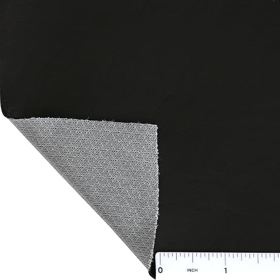 Marine Vinyl Upholstery Fabric Black Sample 3 x 3 Boat Auto