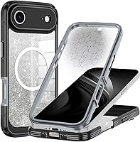 Vista 15 de Hekodonk para iPhone 16 Plus, Funda compatible con Magsafe [Protector de pantalla de vidrio templado incorporado y protección para lente de cámara]