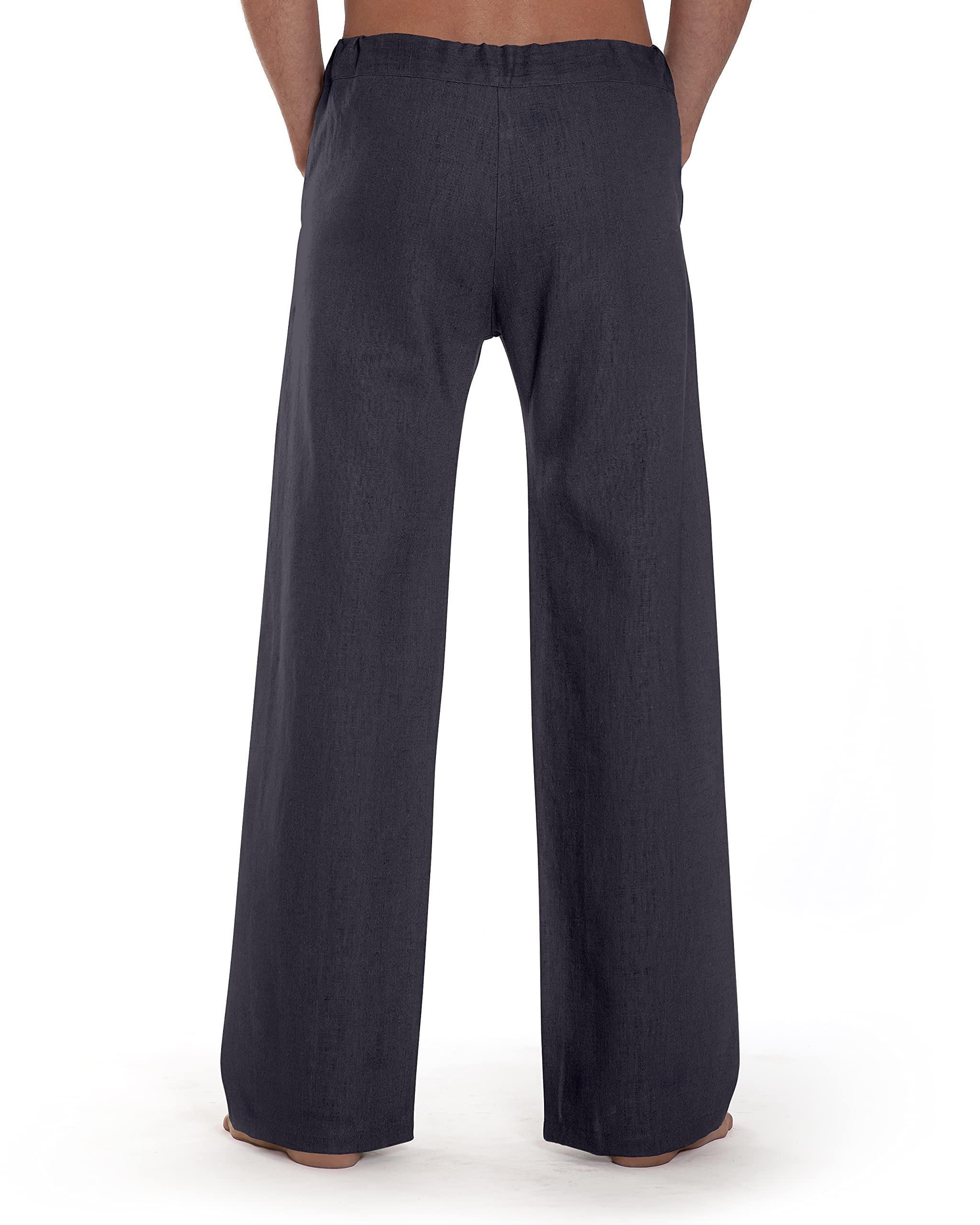 Leinenhose Essential aus echtem feinen Leinen Sommerhose Freizeithose mit Zugband für Freizeit Sommer Urlaub Arbeit Made in Germany