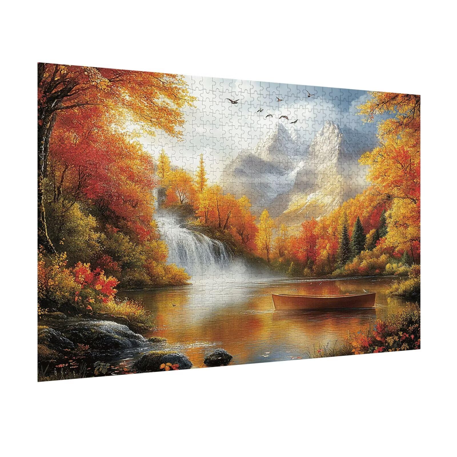 Puzzle 3000 Piezas Montañas Nevadas Puzzle de Madera Desafiante, n-863