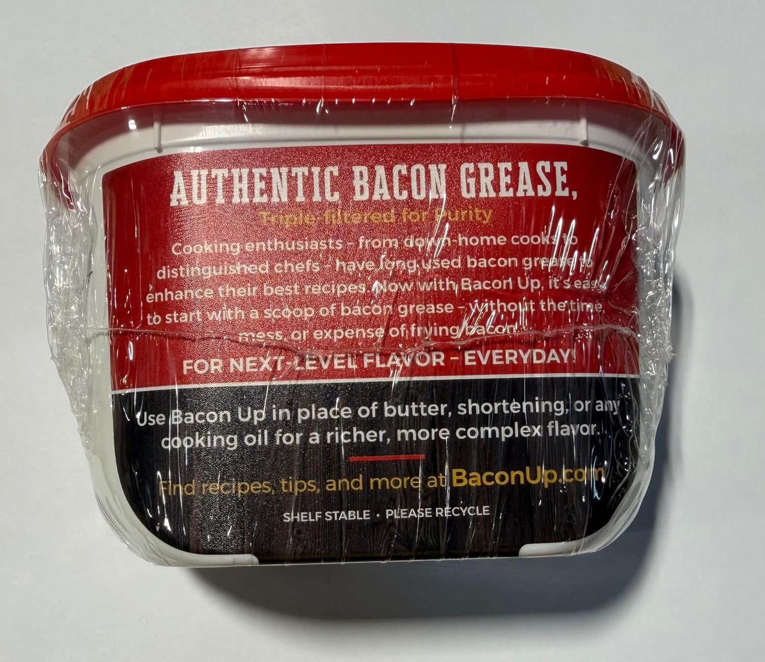 Bacon UpⓇ Bacon Grease for Outdoor Deep Frying, Fish Frying, and Cooking Chicken Wings