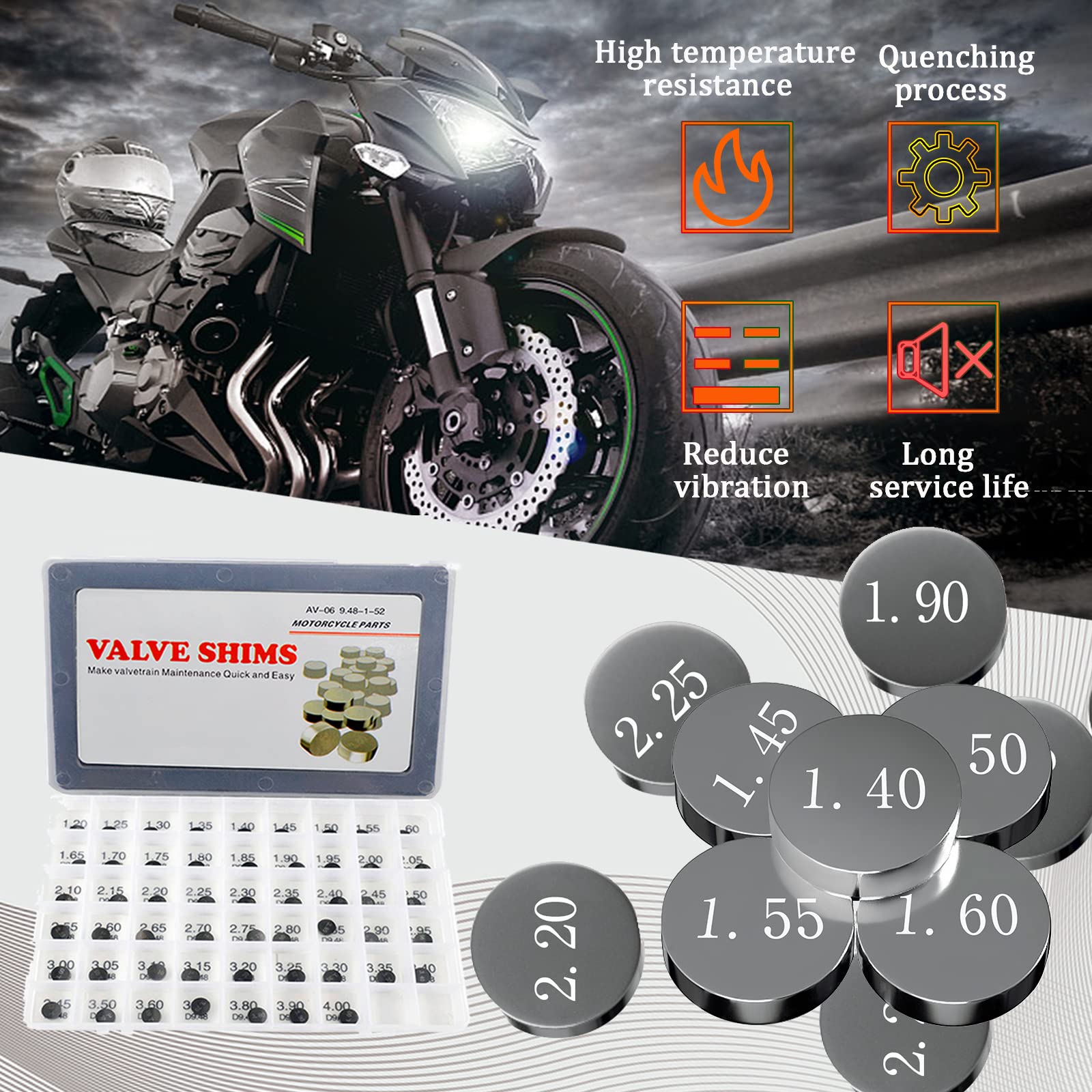 Amazon.com: JCKLW 9.48mm Thick Adjustable Valve Shim Kit for Honda