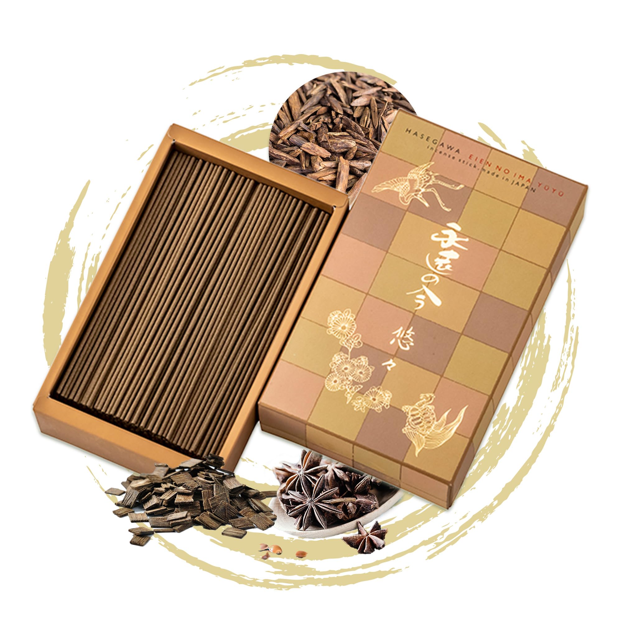 Amazon.com: Hasegawa 永遠の今 悠々 | Low Smoke Japanese Incense