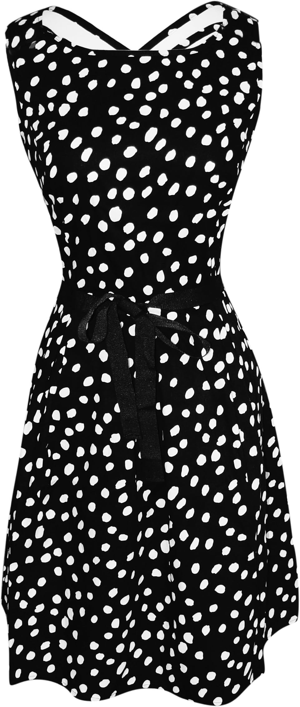 Vintage Inspired Pattern Button Up Shift Dress with Fabric Belt Tie 100% Cotton
