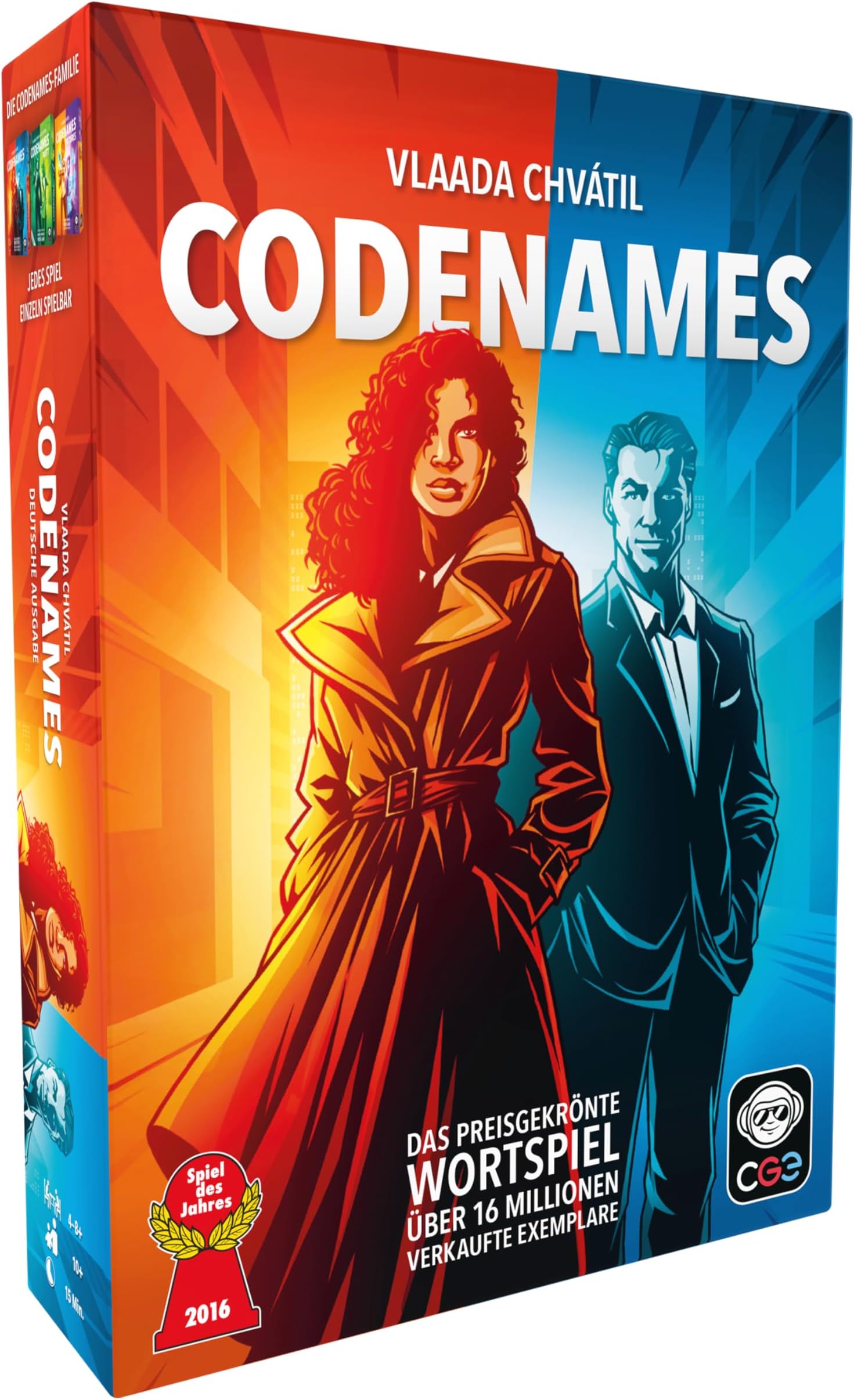 Czech Games - CZ066 - Card Game - Codenames, German version (2-8 Players, 12+)