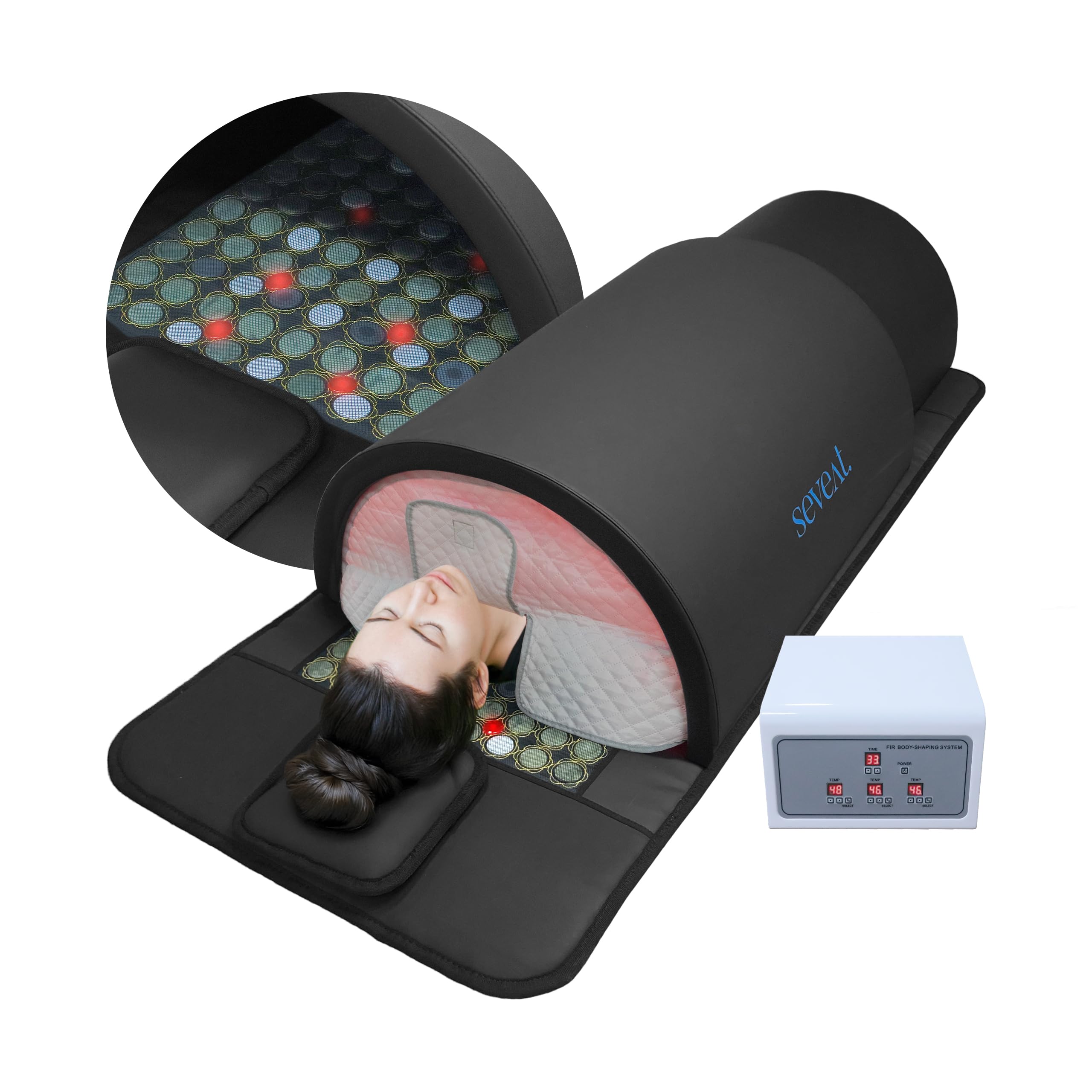 Amazon.com : Seveat Portable Infrared Sauna Dome | 1300W Power