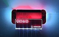 Vista 6 de ACRIGAMER Wall Mount for Nintendo Switch O NS OLED with RGB LED Kit Multi-Colour