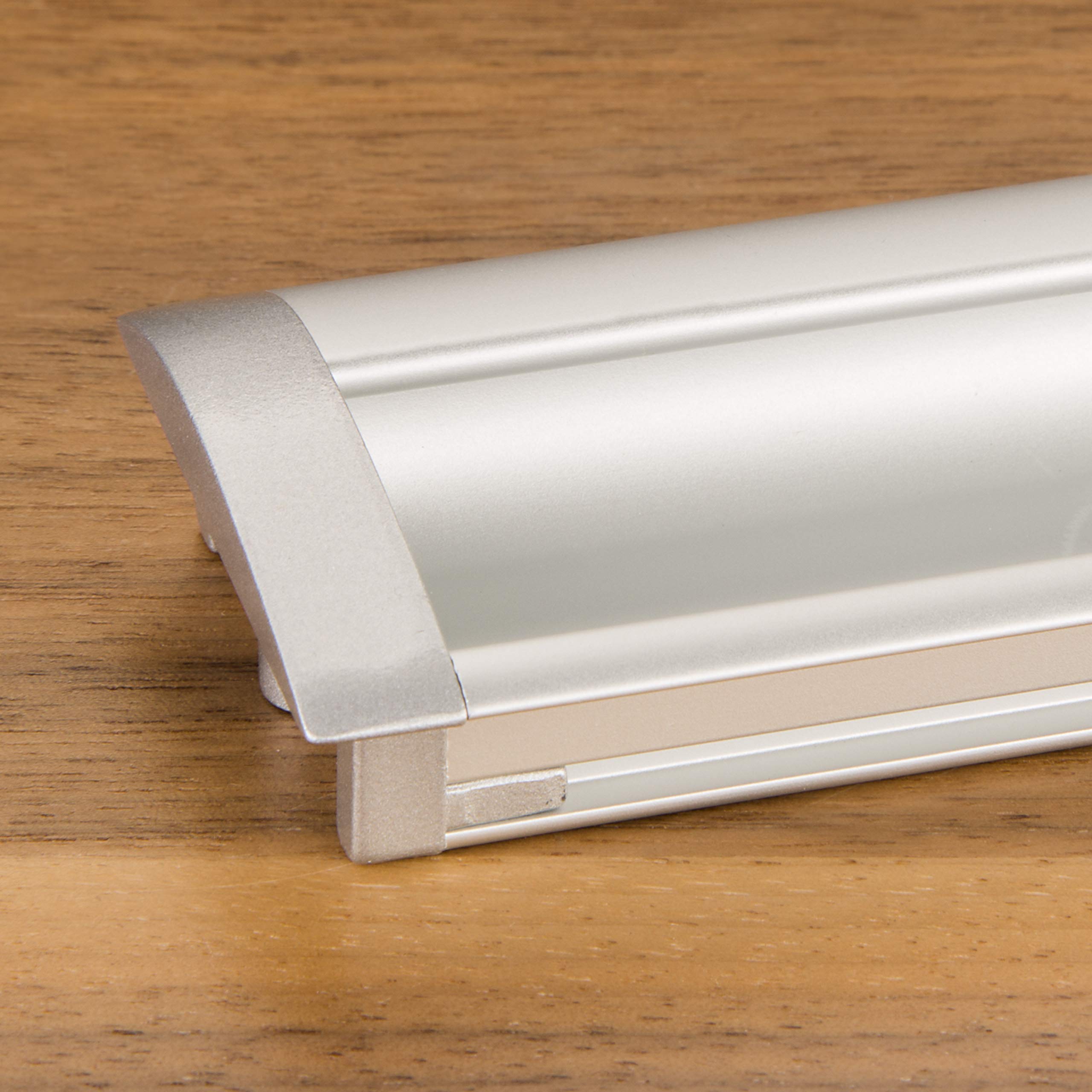 SOTECH 10 x Einbaugriff EL-03 BA 160 mm Aluminium Chrom matt