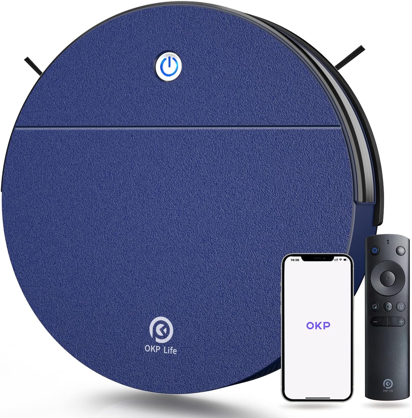 OKP K3 Robot Vacuum and Mop Robot Vacuum Cleaner with SelfCharging and 2000pa