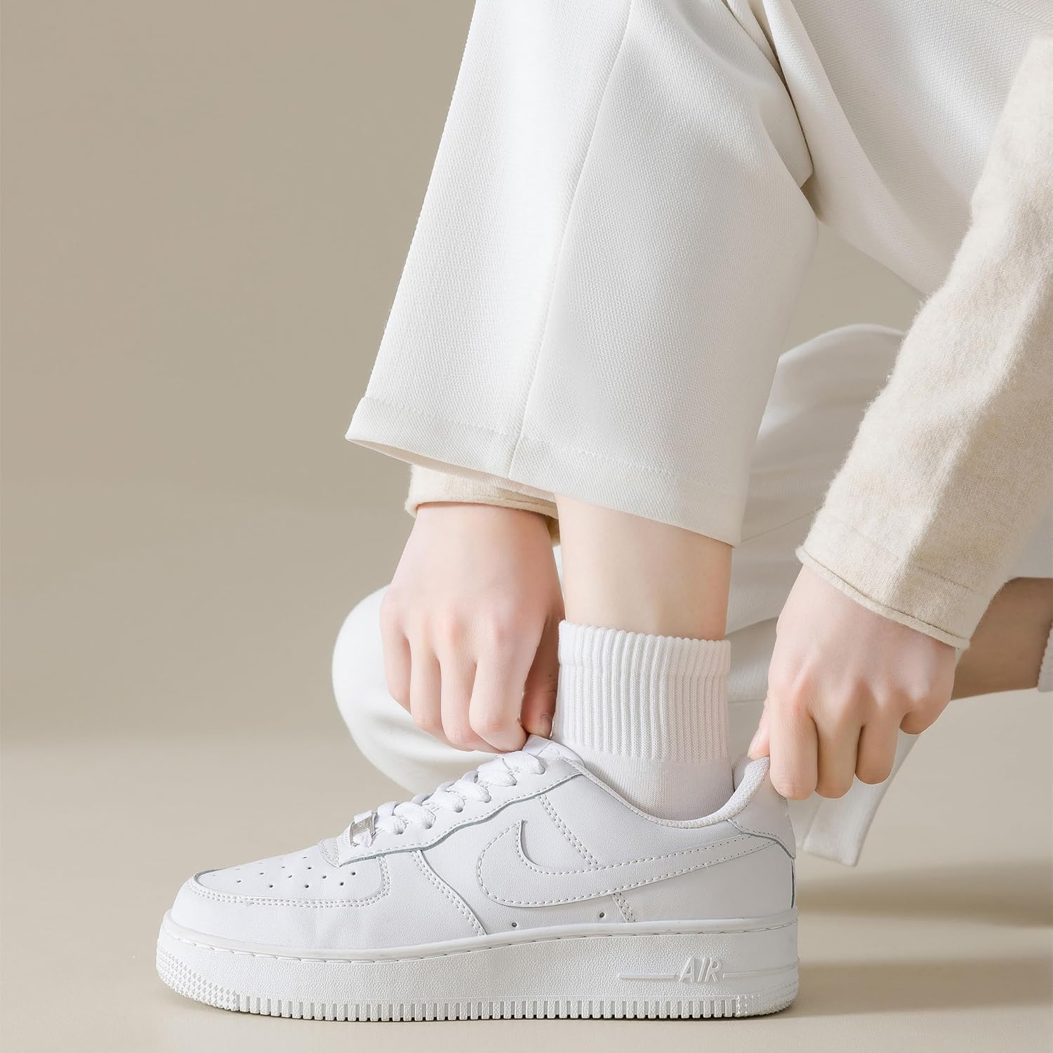 MAGIARTE Womens Mini Crew Ankle Socks Athletic Casual Cotton Socks for Women - Image 2